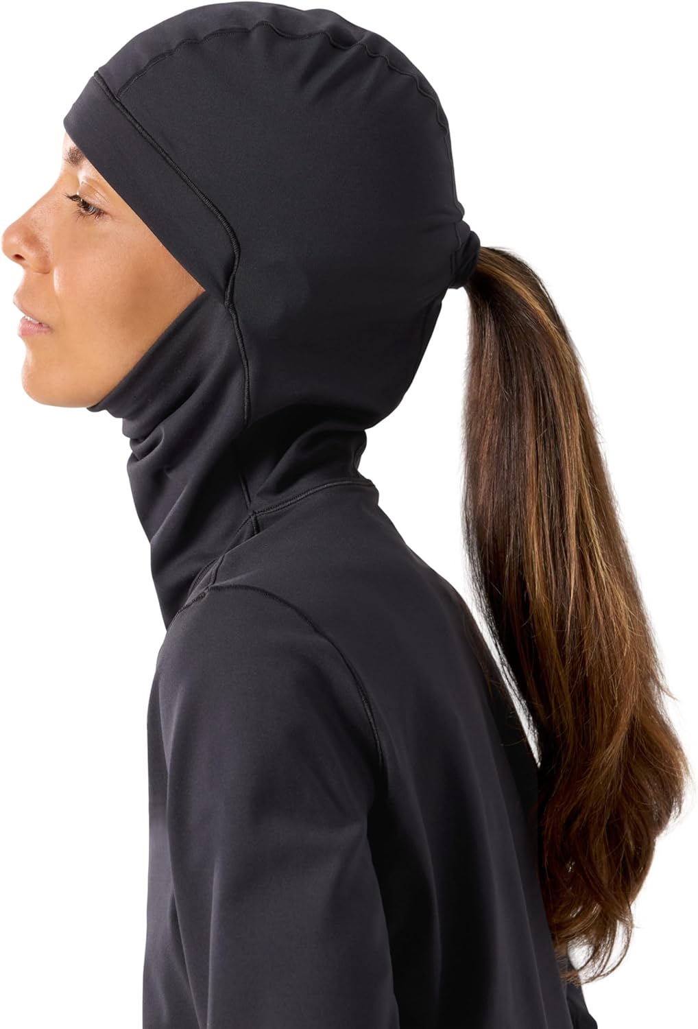 Arc'teryx Rho Hoody Women's | Lightweight Base Layer Hoody | Black, Medium - Image 6