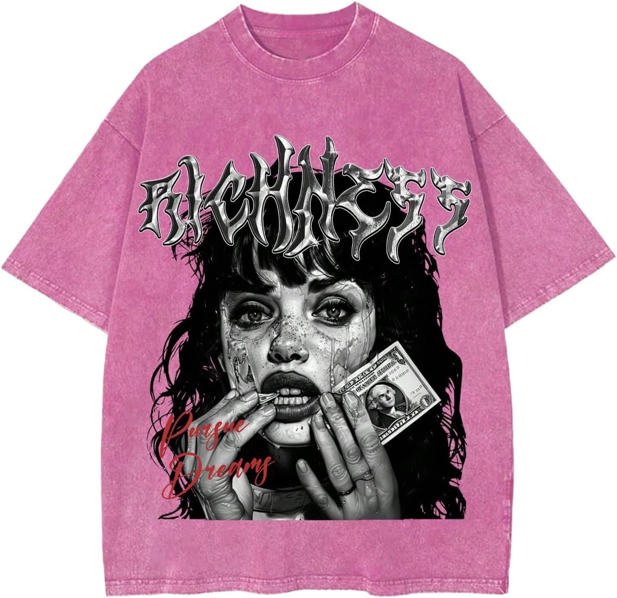 Milumia Men's Graphic T Shirt Figure Letter Print Short Sleeve Vintage Tee Tops