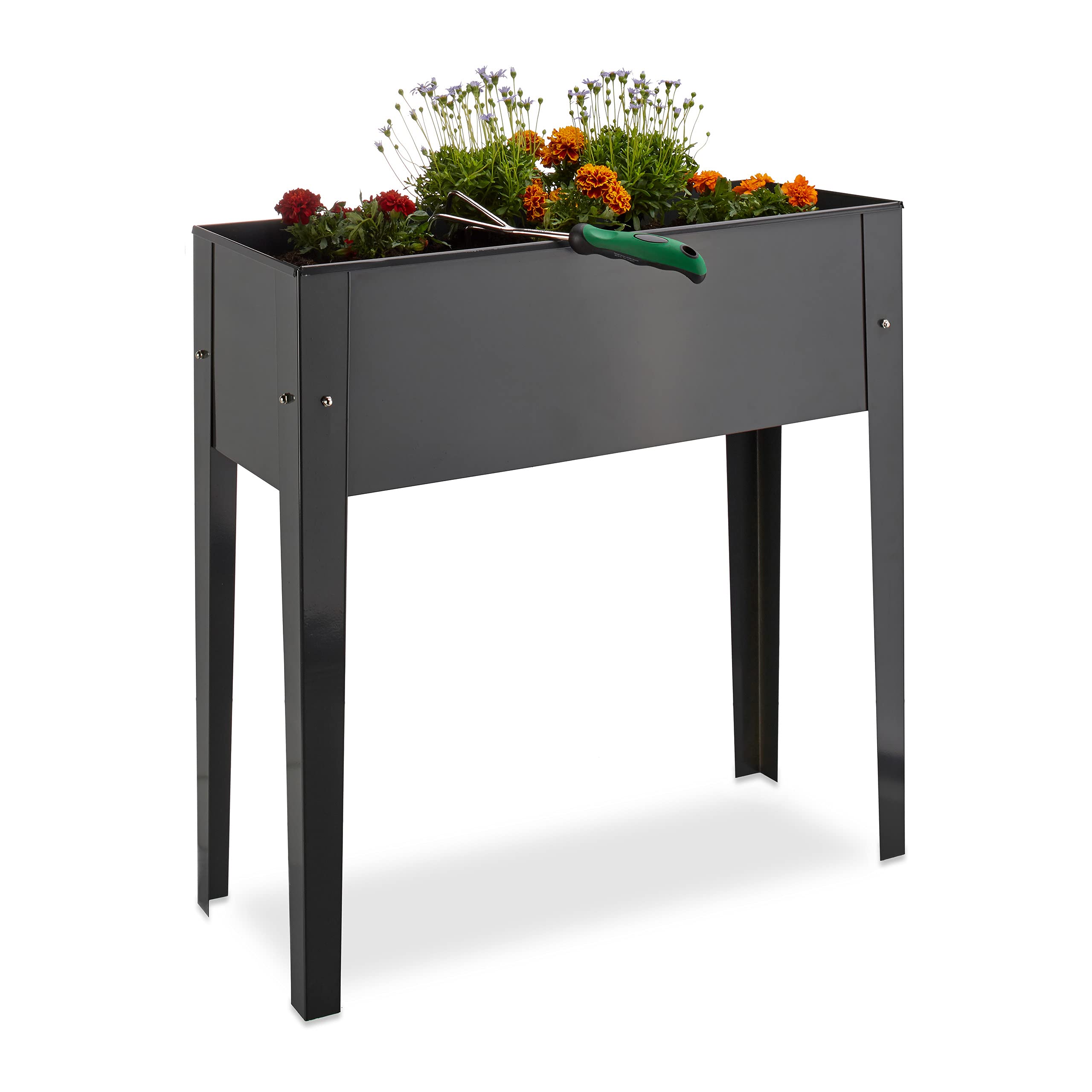 Hochbeet Aus PP Mit Stahlkabel - 1,3x0,9x0,3 M, Für Garten, Terrasse & Balkon