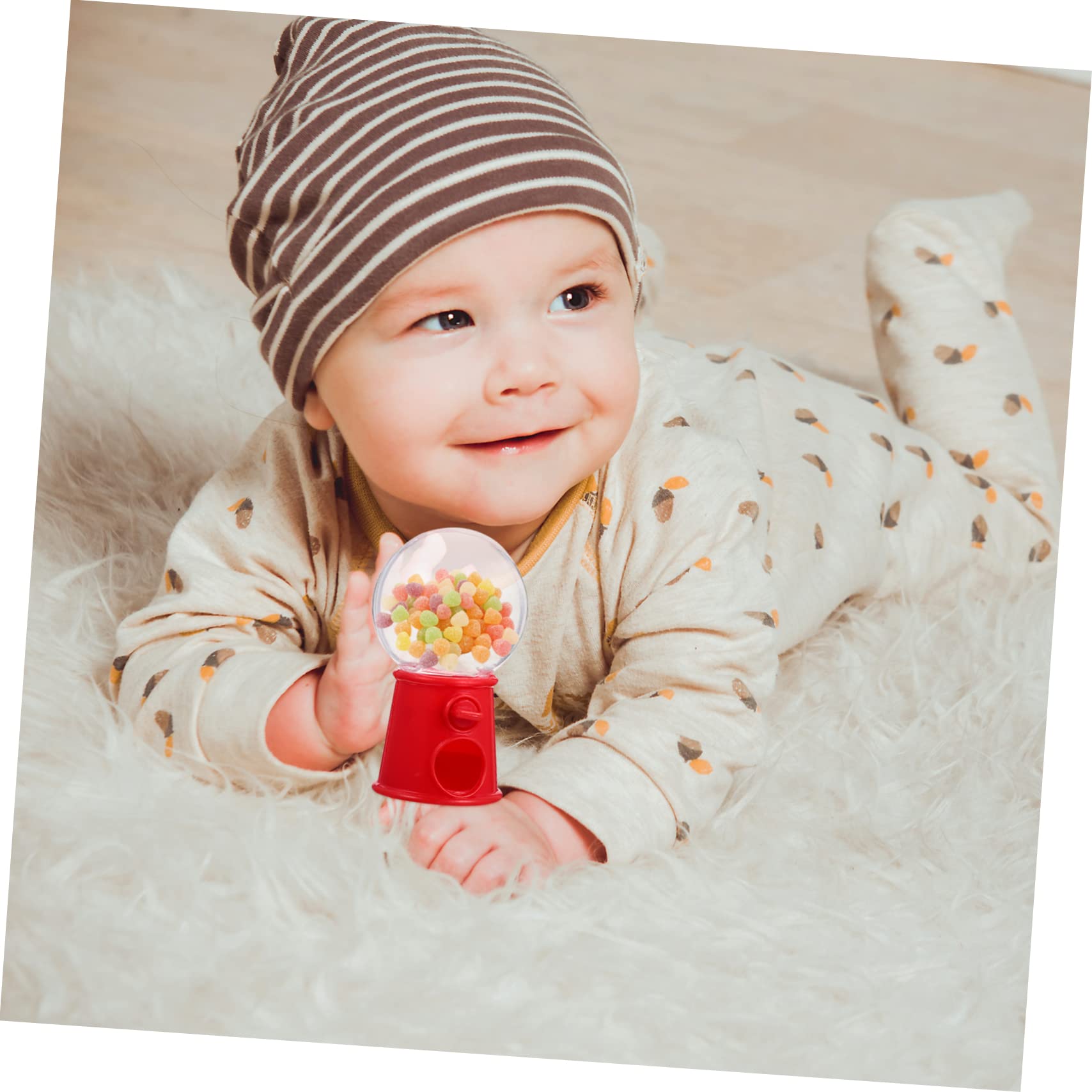 Cabilock Candy Dispenser Machine 12pcs Gumball Machine Toy Creative Gumball Dispenser for Boys and Girls