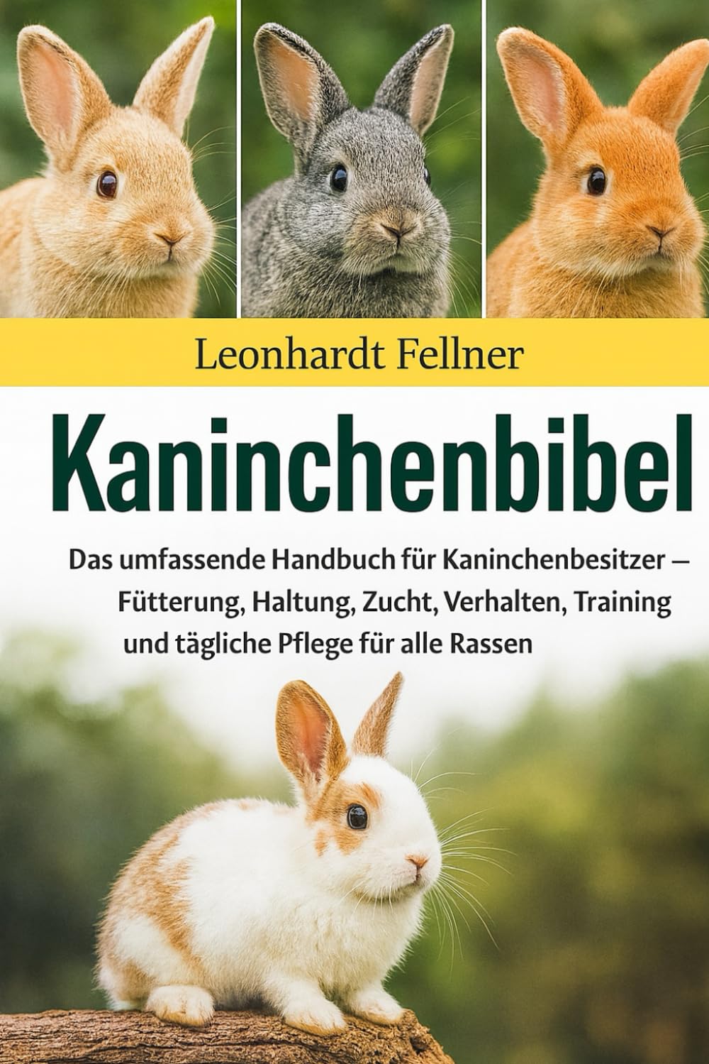 Kaninchenbibel: Das umfassende Handbuch für Kaninchenbesitzer – Fütterung, Haltung, Zucht, Verhalten, Training und tägliche Pflege für alle Rassen