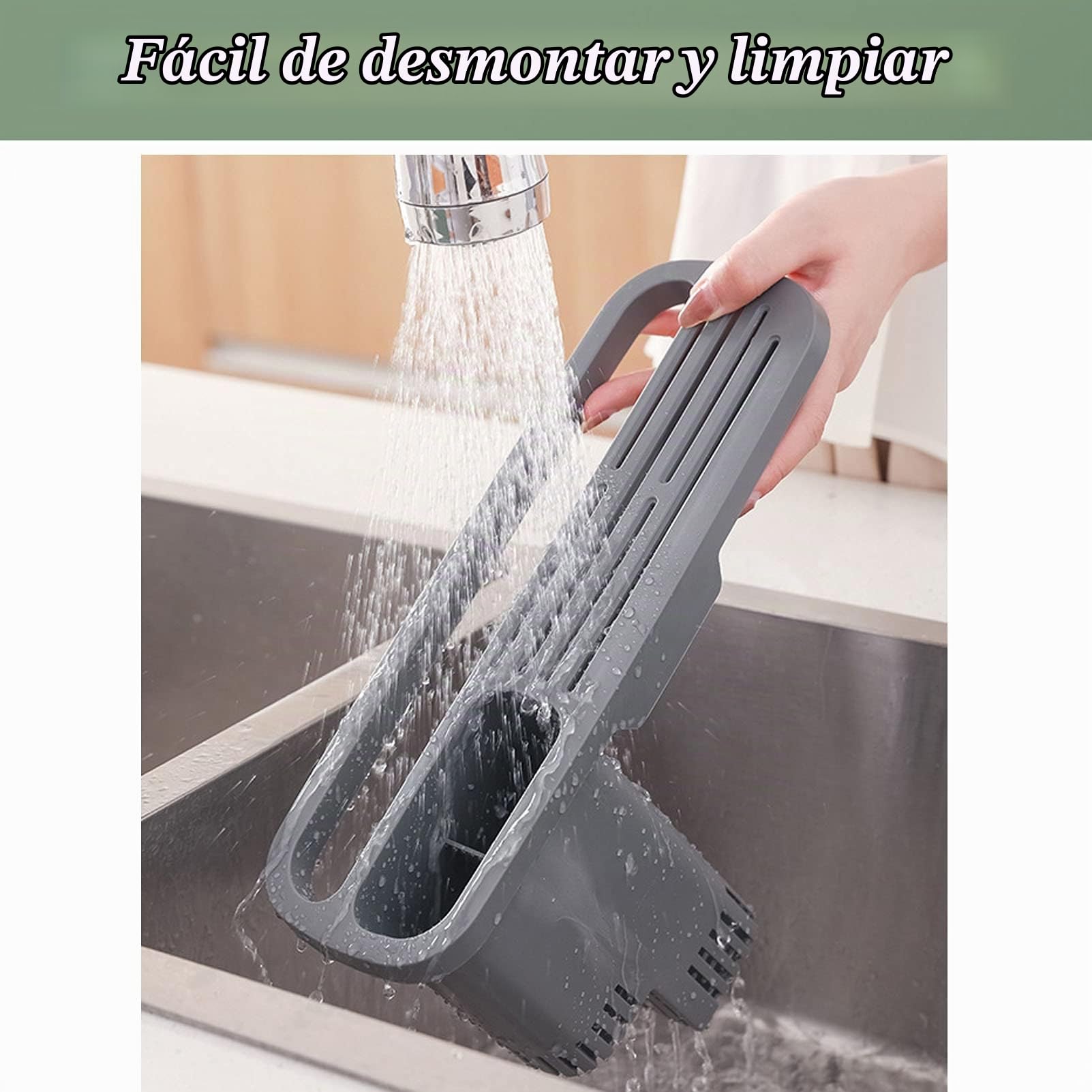CGF- Desinfección Inteligente de la Tabla de Cortar de Cuchillos, desinfección de Cuchillos Soporte de Secado de Herramientas de Cocina, Desmontable para una fácil Limpieza, diseño de Ranura único