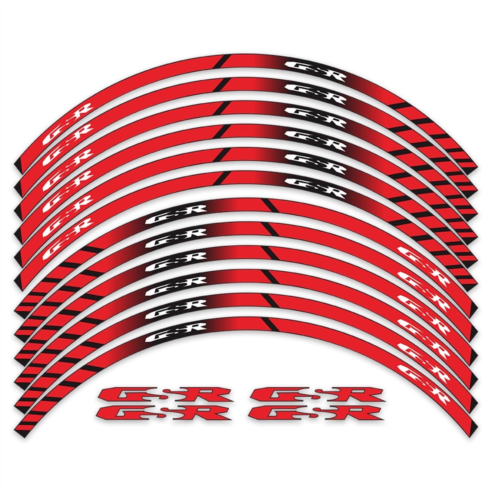 Motorcycle Wheel Stickers for Suzuki GSR 750 600 400 Motorbike