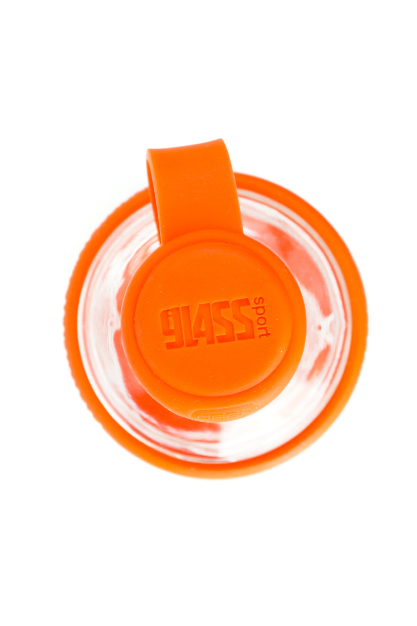 Bouteille i9 Inspiration eau vivante et informée orange - bouteille en verre - sans BPA - eau detox, jus, smoothies.... - sport, voyages, maison, bureau