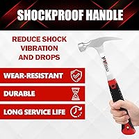 Vista 3 de Martillo de garra forjado en una sola pieza - 16OZ