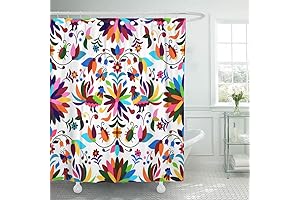 Frida Kahlo Shower Curtain Embroidered Embroidered Boho Chic