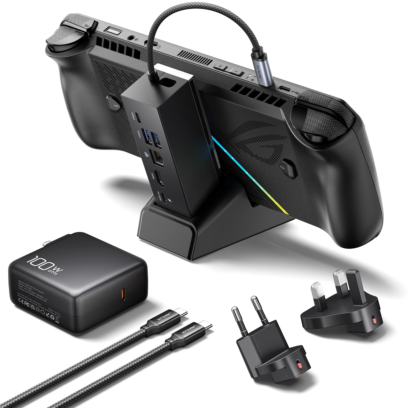 Amazon.com: JSAUX Docking Station & 100W Charger for ROG Xbox Ally