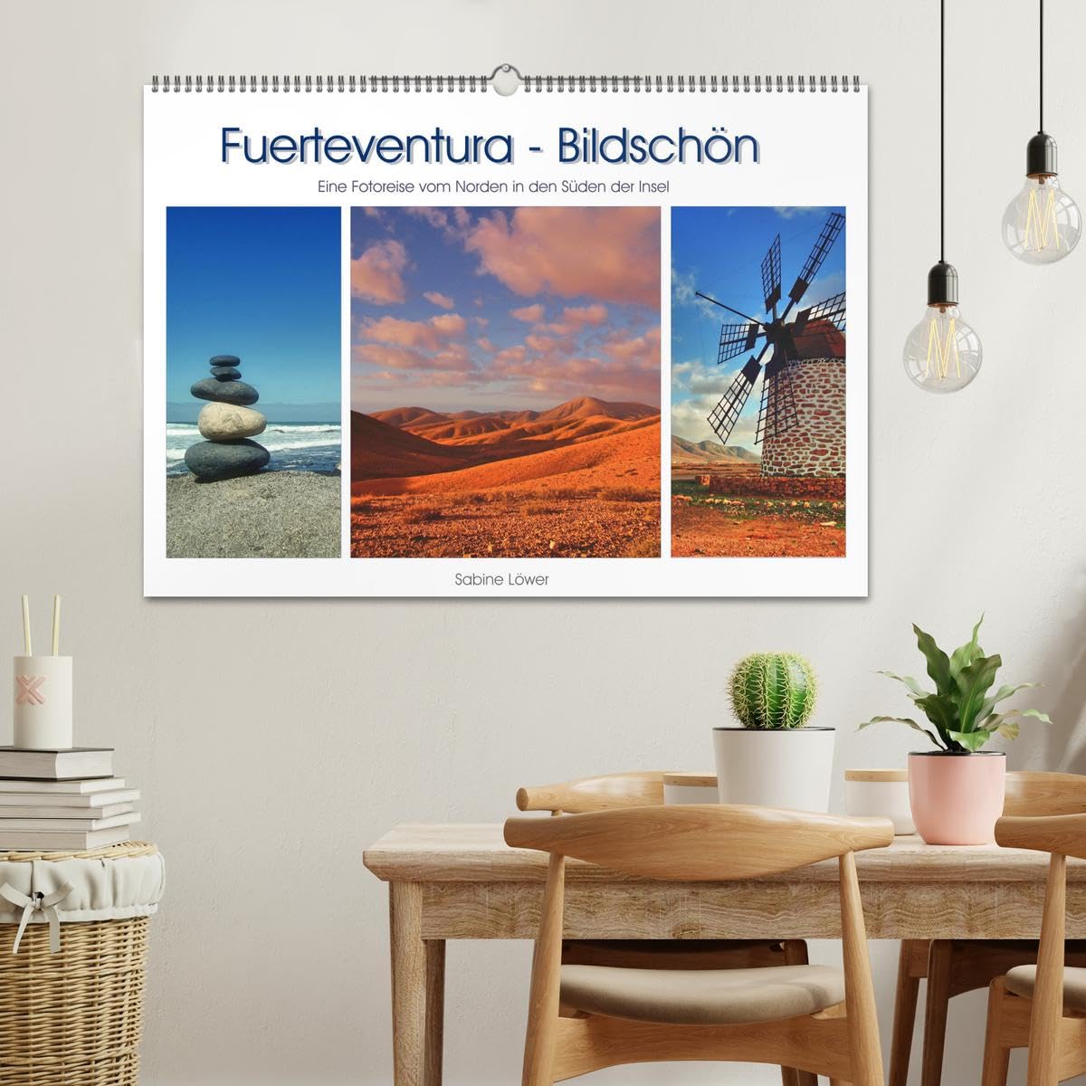 CALVENDO - Fuerteventura - Bildschön (Wandkalender 2027 DIN A2 quer), Monatskalender: Eine Reise vom Norden in den Süden der Insel.