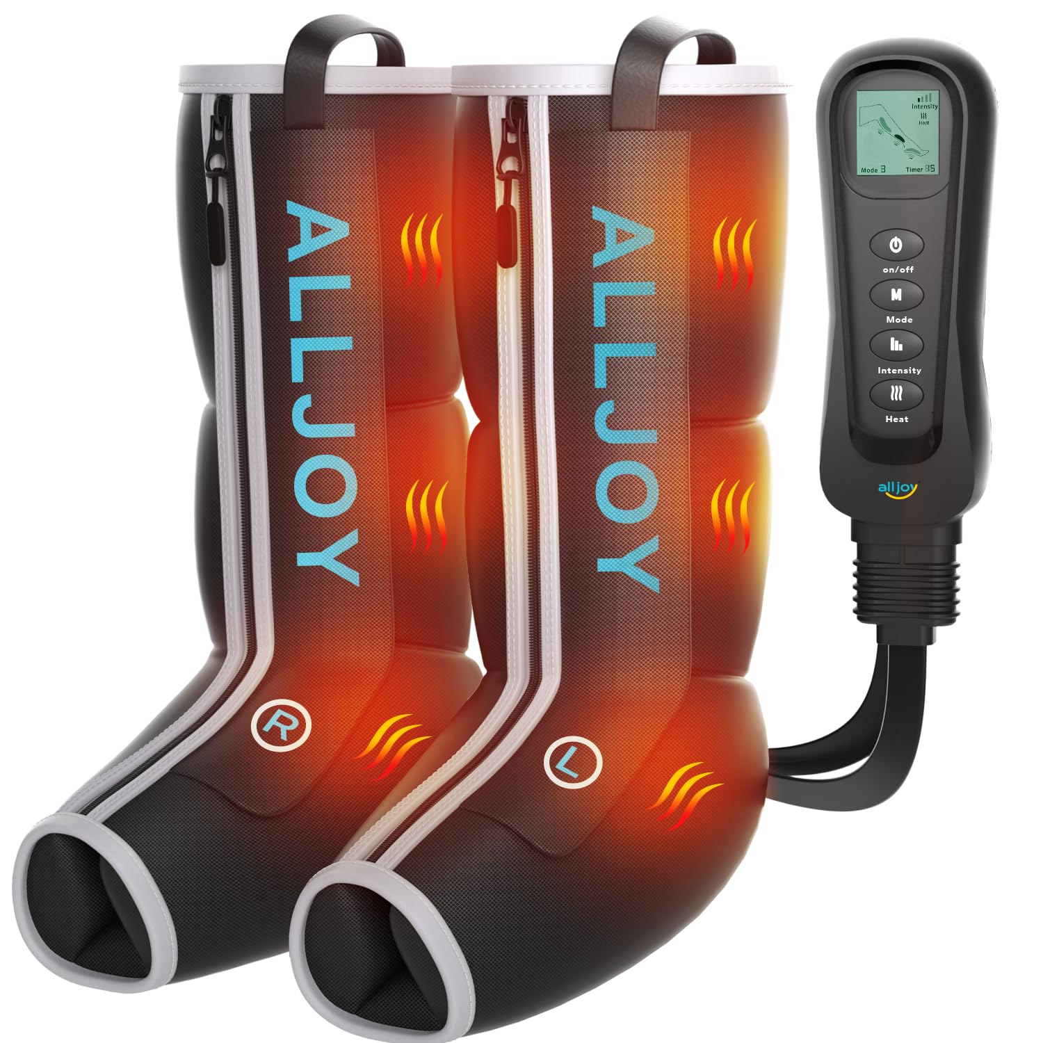 ALLJOY Leg Massager with Heat and Compression