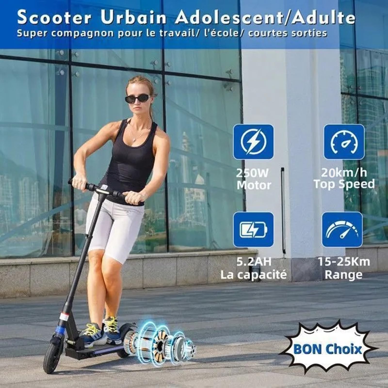 Trottinette électrique pour enfants de 8 à 16 ans,affichage LED,avec lumière Arc-en-Ciel,scooter électrique pliable,vitesse et hauteur réglables,autonomie de 20-25km,trottinette électrique adolescents