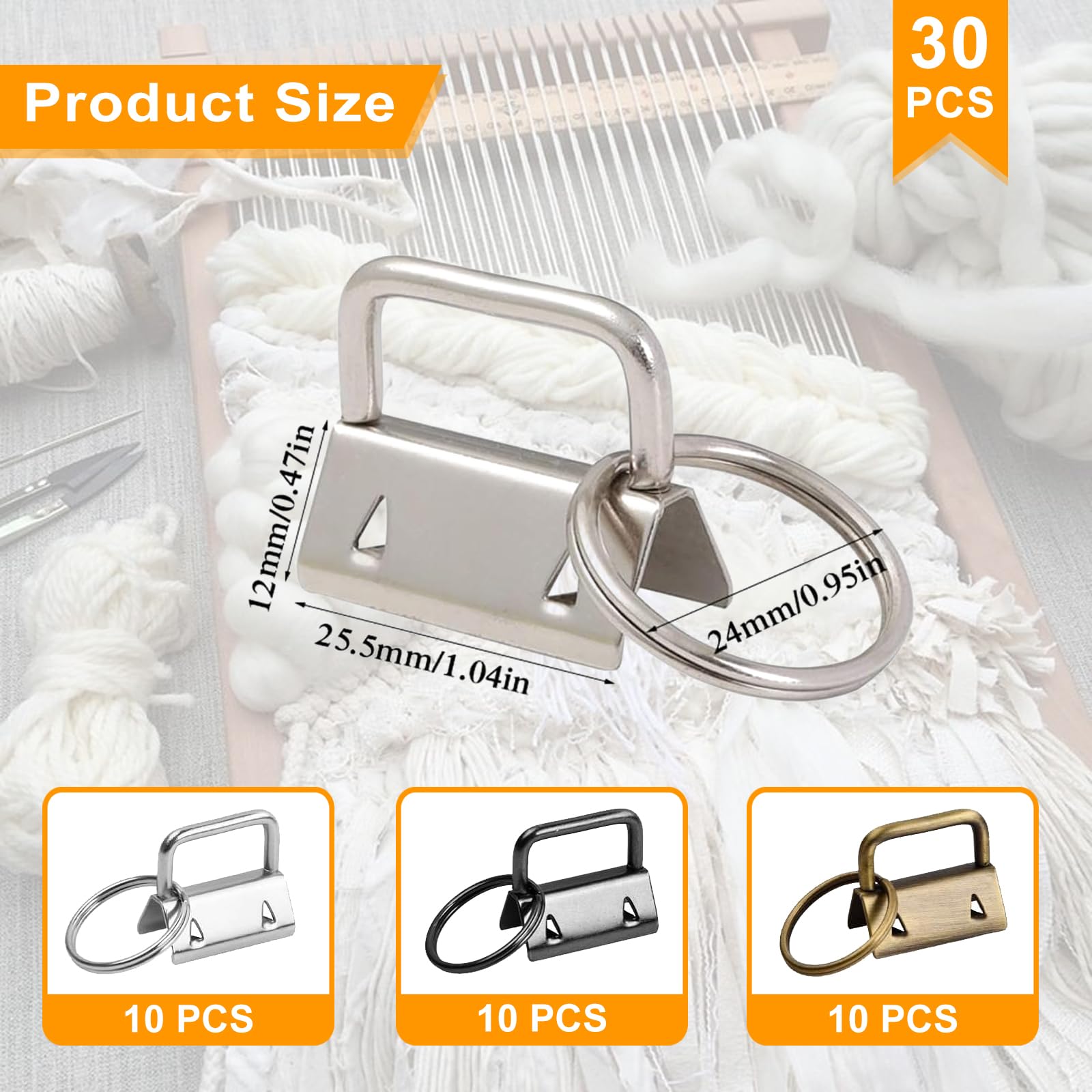 PhoenixDN 40 Stks Sleutelhanger Hardware, Met Een Sleutelhanger Tang Popular Sleutel Fob Hardware Sleutelhanger Armband Hardware Voor Sleutelhanger Klem Hardware Levert Durable PhoenixDN 40 Stks Sleutelhanger Hardware, Met Een Sleutelhanger Tang Popular Sleutel Fob Hardware Sleutelhanger Armband Hardware Voor Sleutelhanger Klem Hardware Levert Durable