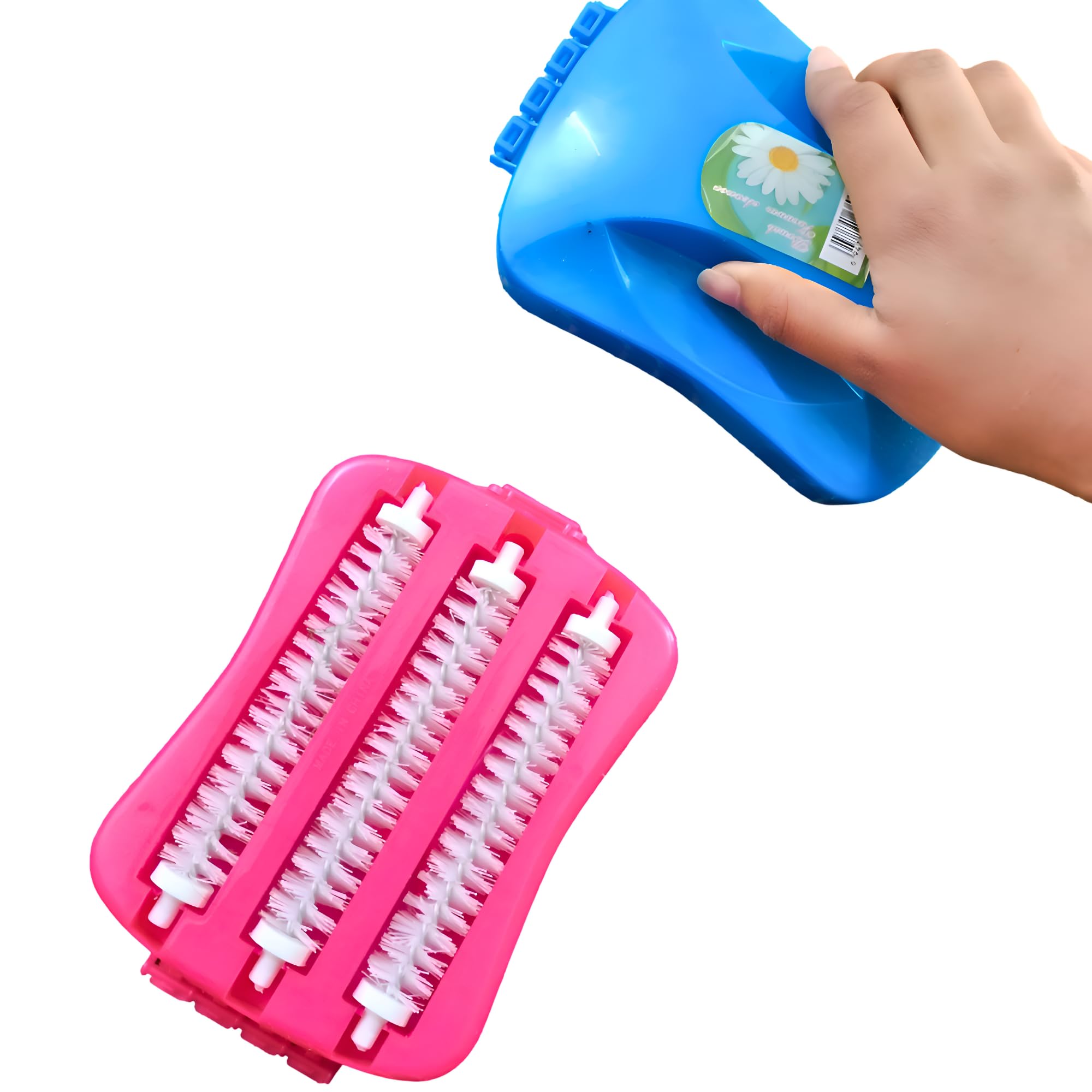 Carpet Cleaning Brush for Home, Carpet Cleaning Roller Rrush for Home, Plastic Handheld Cleaning Roller with Dust Carpet Cleaner Crumbs Cleaning Brush Collector for Car Seats Table Linen Sofas-image-18