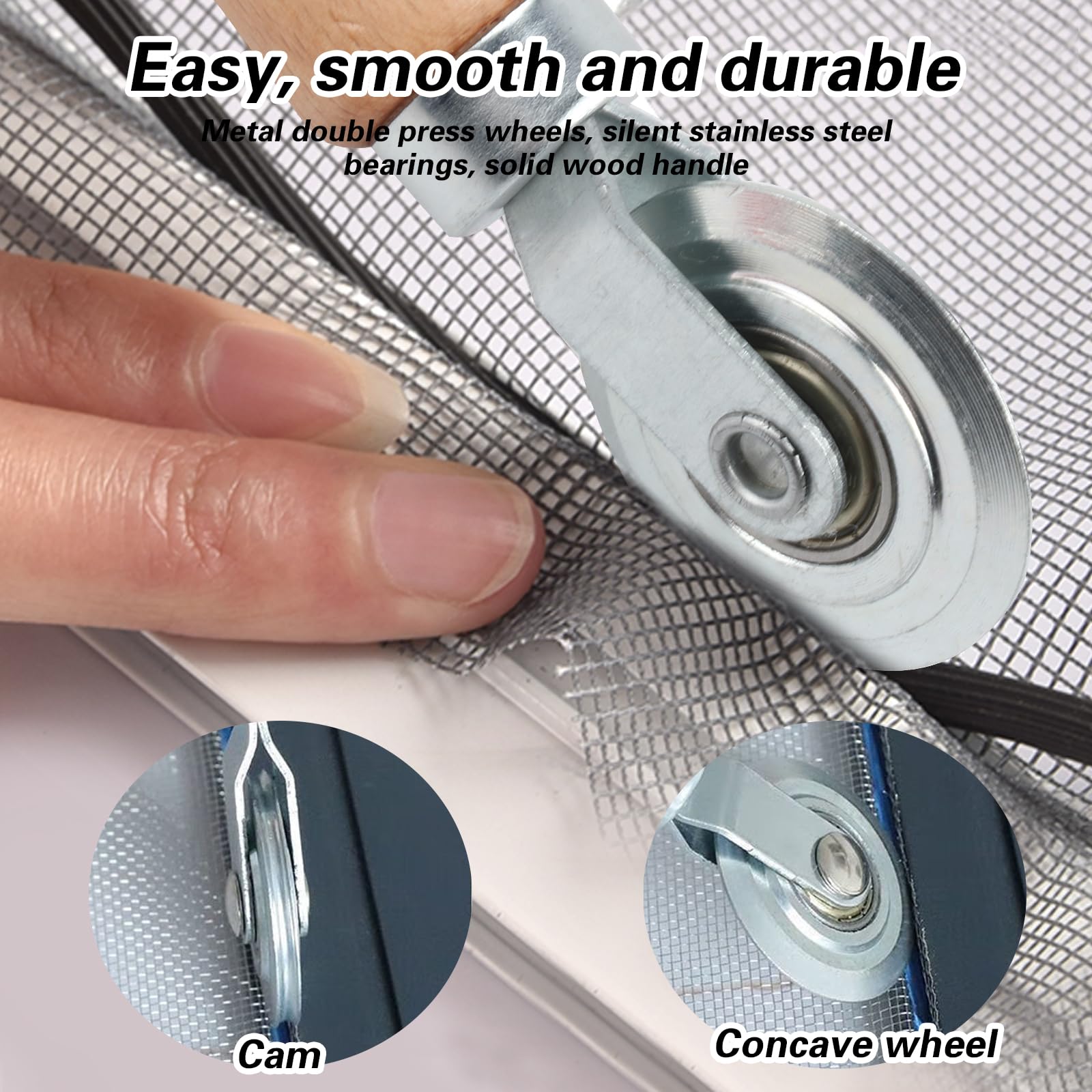 Kit 4 Attrezzi Per Zanzariere A Rullo - Riparazione E Sostituzione Facile - Foto 6