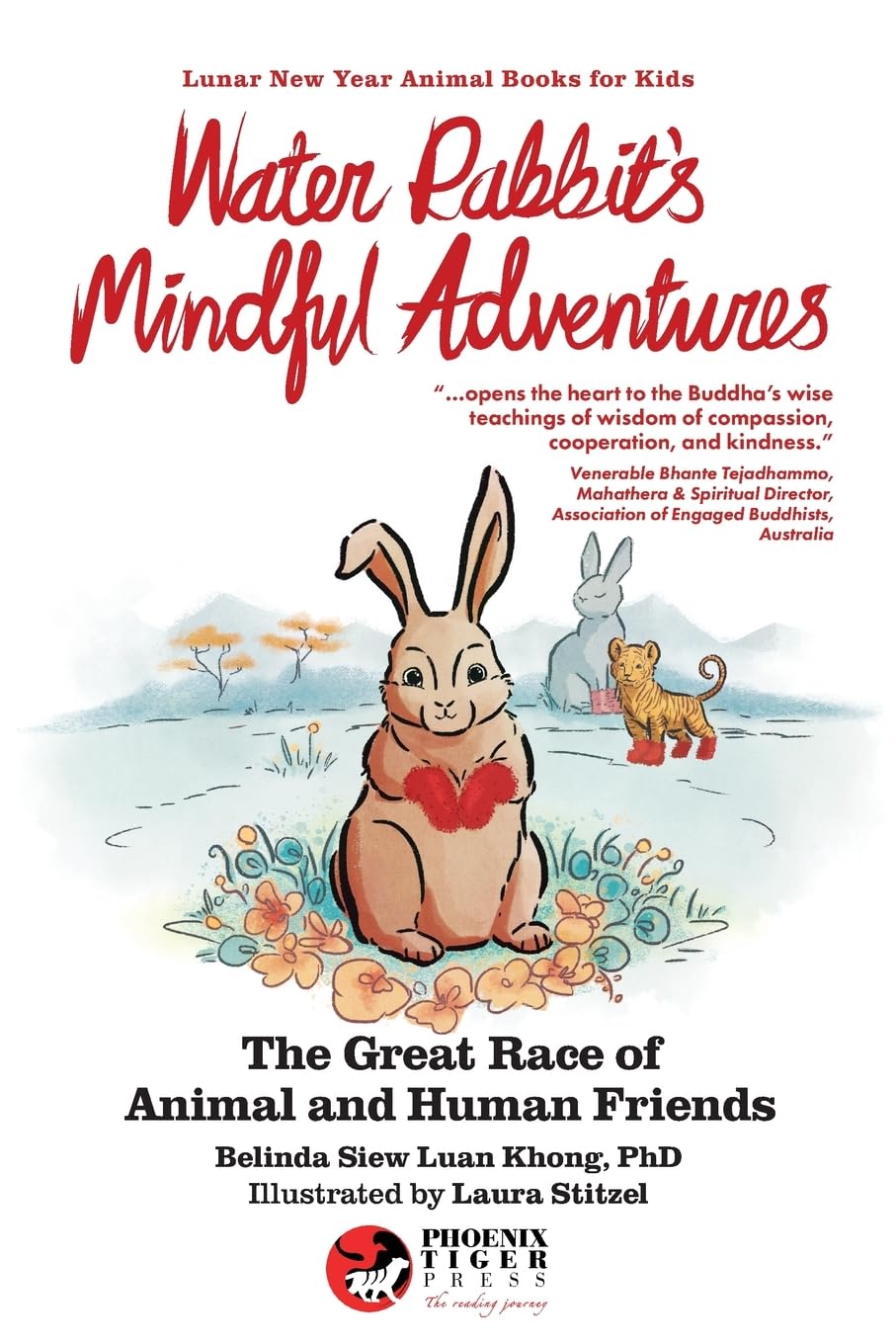 Water Rabbit's Mindful Adventures: The Great Race of Animal & Human Friends (Lunar New Year Animal Books for Kids)