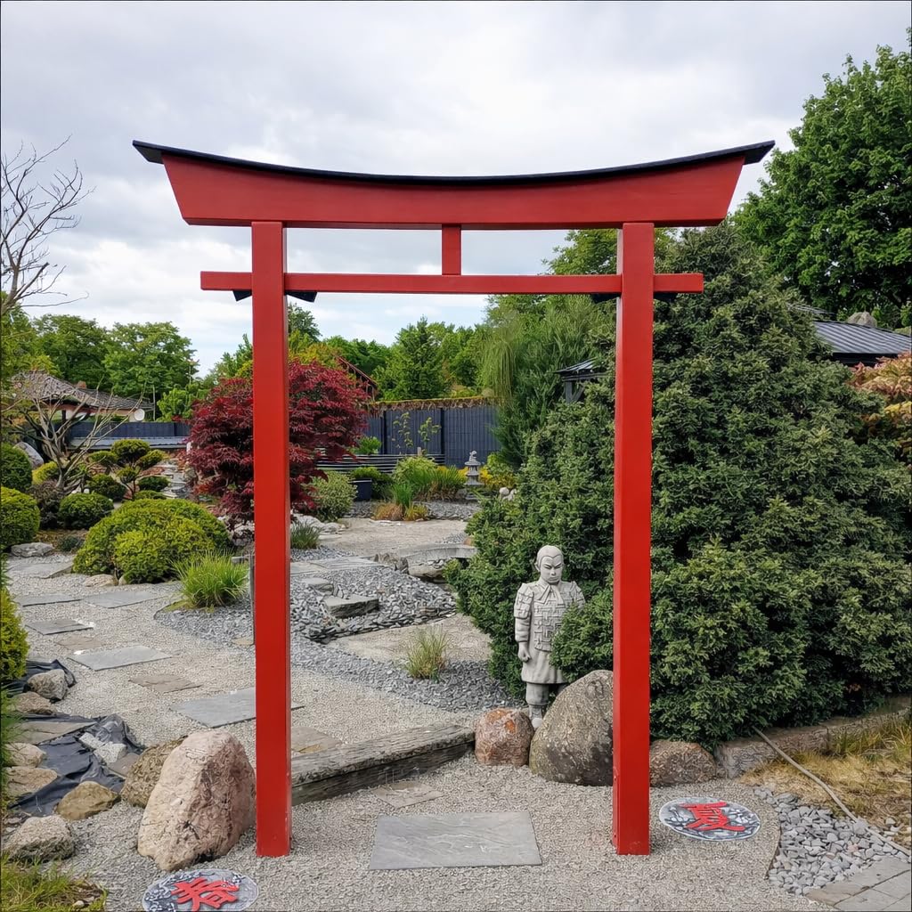Torii Tor Gate Japan japanisch für Haus und Garten Holzbogen Torbogen Nr 044 AAF Nommel®