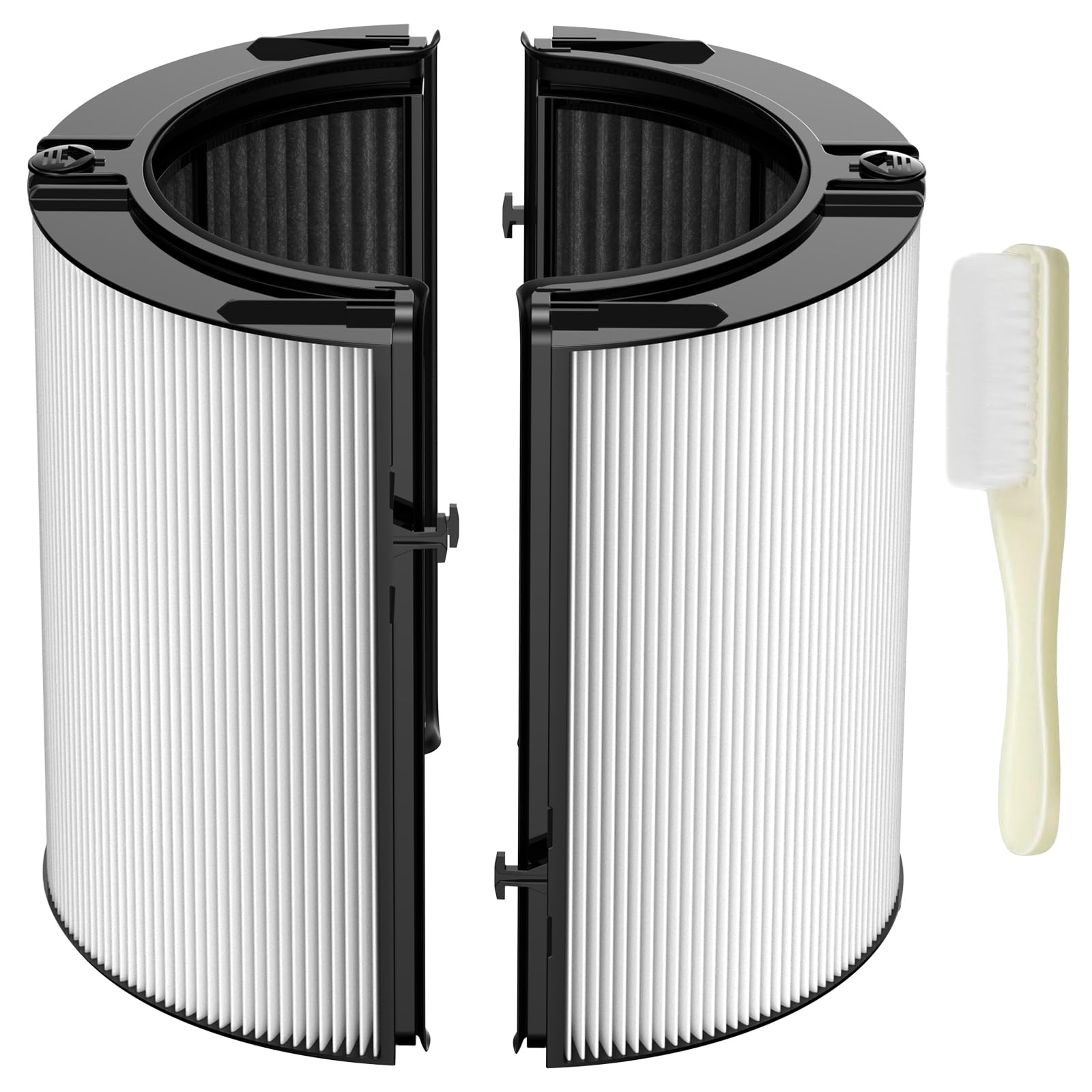 Upgraded 2-in-1 Replacement Filter Compatible with Dyson HP1 PC1 TP07 TP10 HP10 TP06 HP06 TP04 HP04 PH01 PH02 PH03 HP09 TP09 HP07 Air Purifier, 360°Combi Glass H13 True Hepa+ Activated Carbon Filter