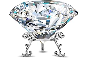 Jubilant Diamond Crystal Paperweight