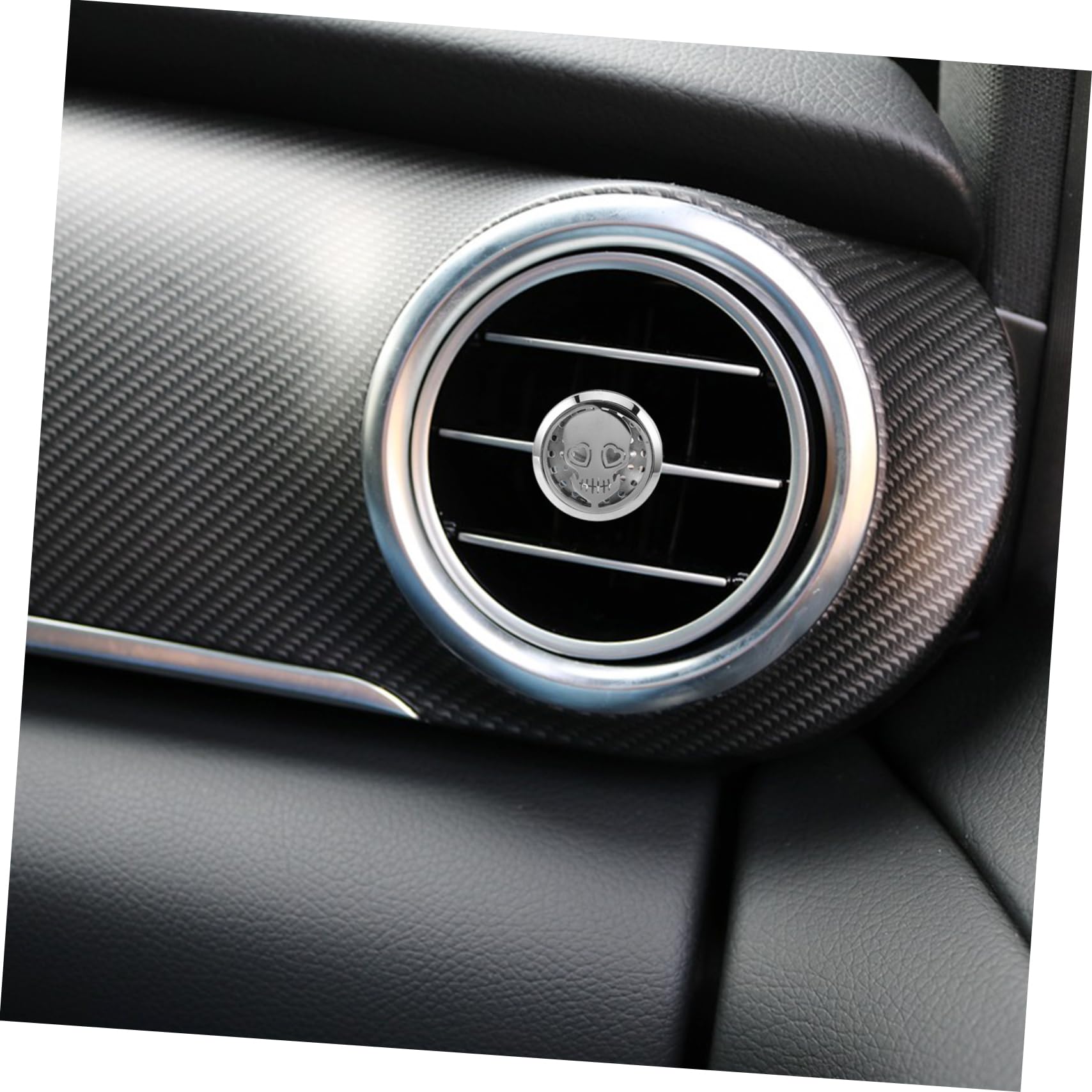 iplusmile 5pezzi Car Diffusore Aromatico Con Design Teschio Clip Per Ventilazione Auto Decorazione Aromatica Profumazione Personalizzabile Accessorio Per Auto e Casa