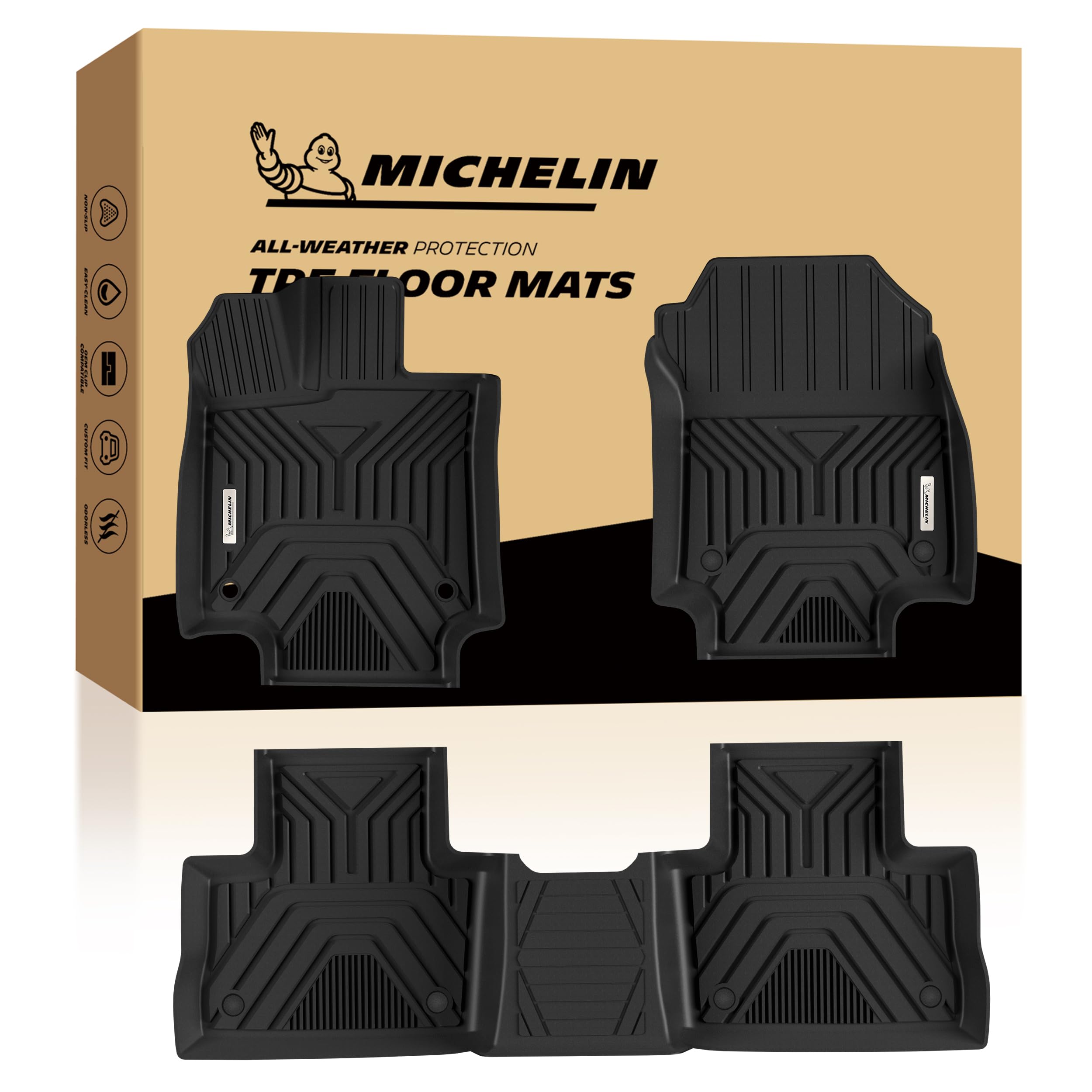 Michelin Vehicle Mats for 2019-2025 Toyota RAV4 Gas