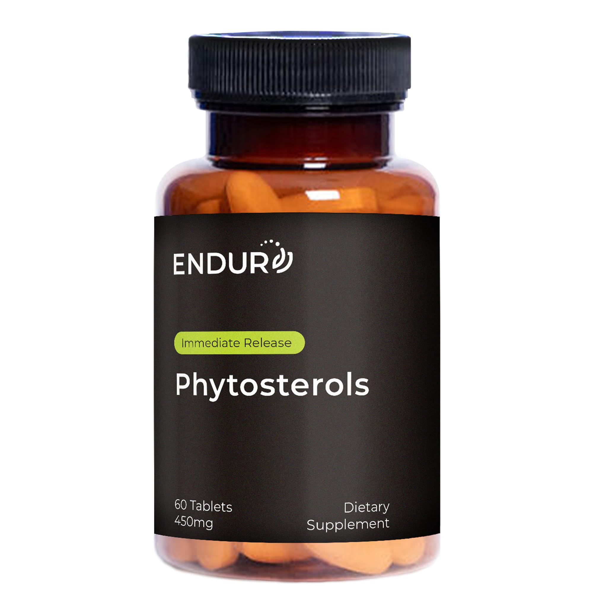 Endur Phytosterols, Promotes Heart & Prostate Health for Men, Helps Block Cholesterol Absorption & Support Urinary Comfort, 450mg (60 Tablets)