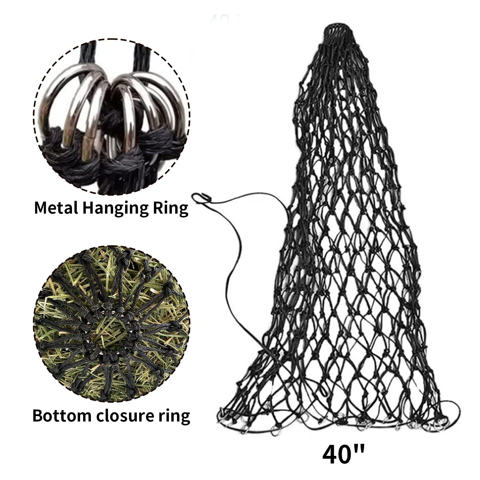 Tough-1 Mini Poly Hay Feeder Navy Blue