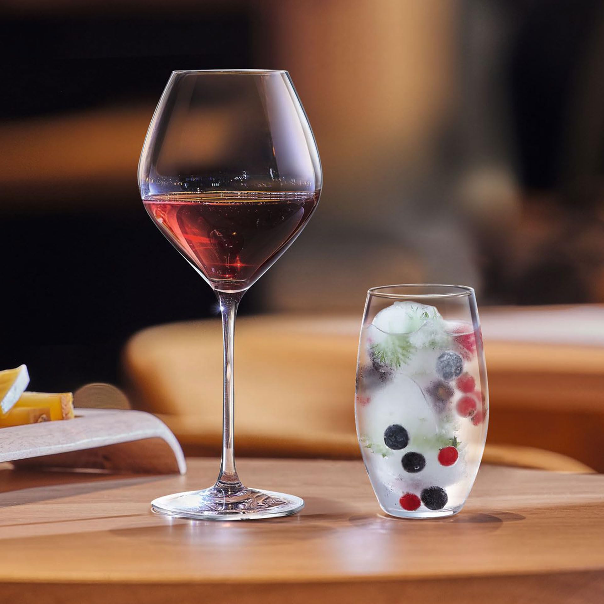 Chef&Sommelier Cheer Up - Juego de 6 copas de vino tinto (55 cl), diseño moderno y elegante, resistencia al agua estándar