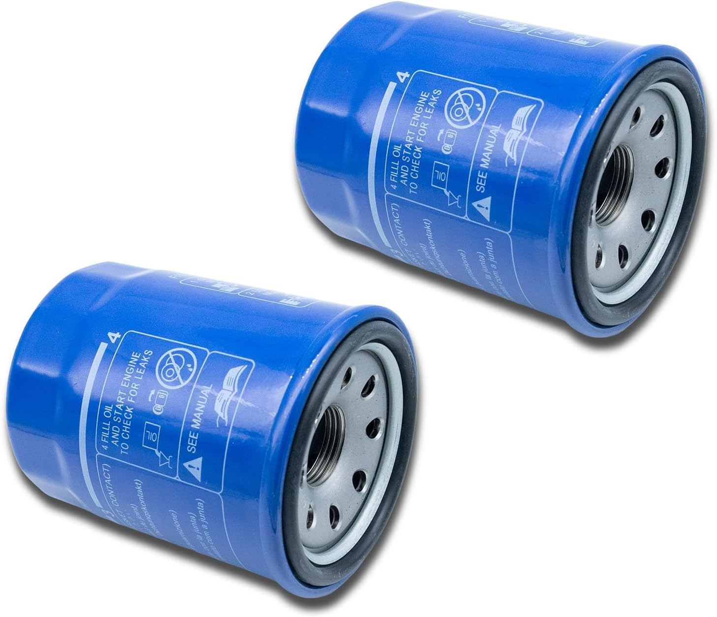 15400-PLM-A02 15400-PLM-A01 Oil Filter for Honda GX/GXV Series | Fits GX610, GX630, GX660, GX670, GX690, GXV340, GXV390, GXV610-GXV690. Replaces 15400-PLM-A02PE, 15400-P0H-305PE. 2-pack.