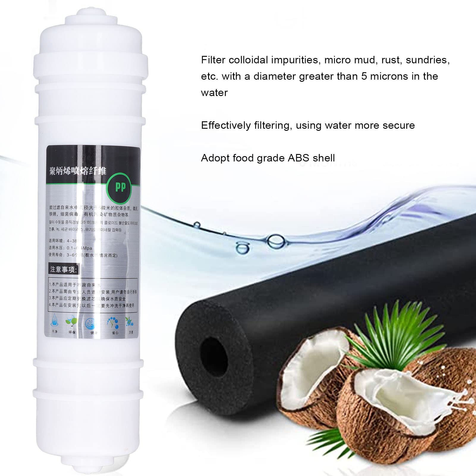 Respicefinem quick connection water purifier replacement filter for 2 pcs water purifier