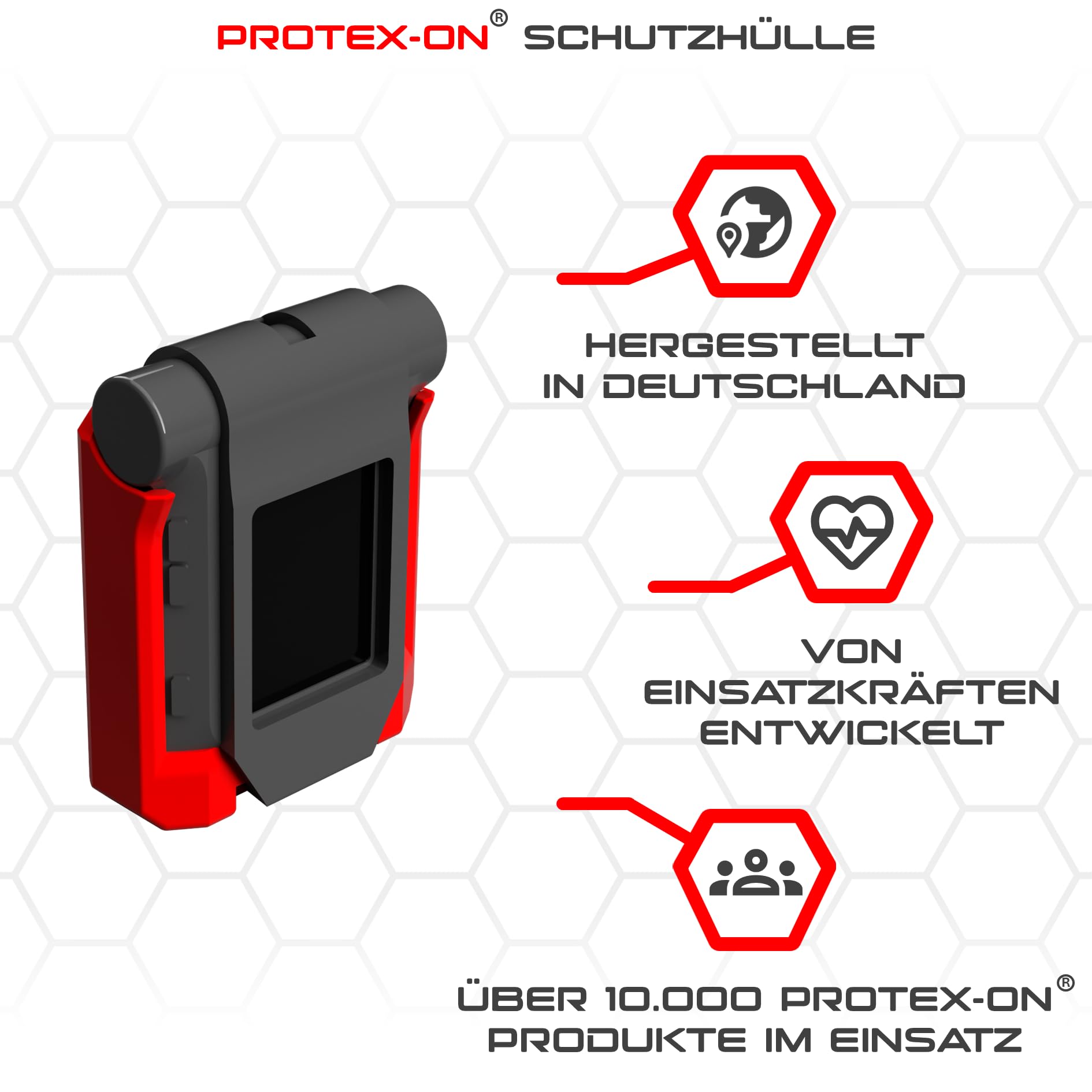 Swissphone s.Quad Meldertasche Holster Gürtelclip Tragetasche FME DME V2 (schwarz)