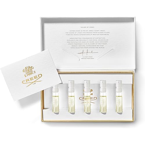 Creed Women’s Inspiration Sample Set, Luxury Fragrance Set with 5 Signature Scents, 1.7ML x 5