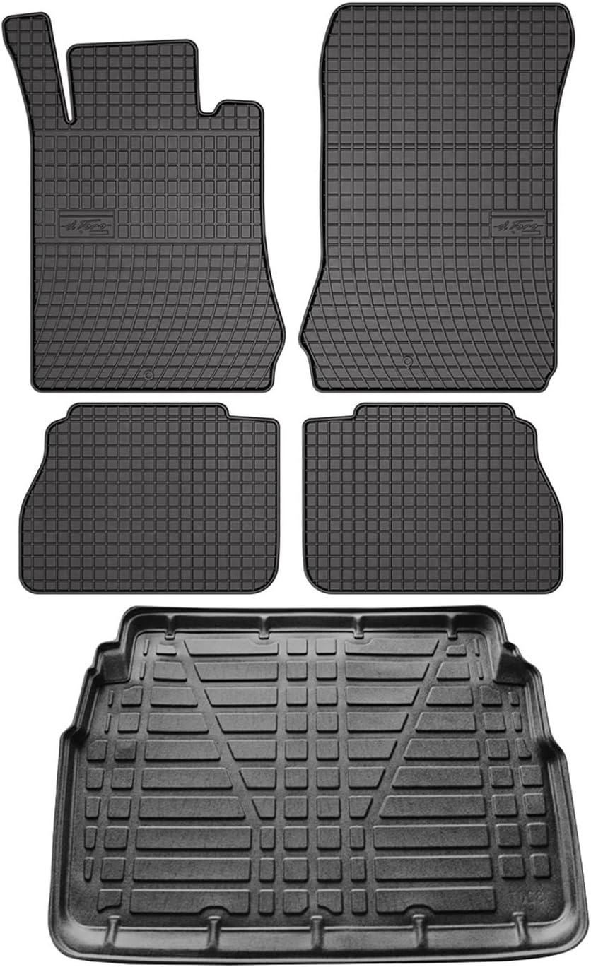 OMAC Custom Floor Mats and Cargo Liner Set for Mercedes E
