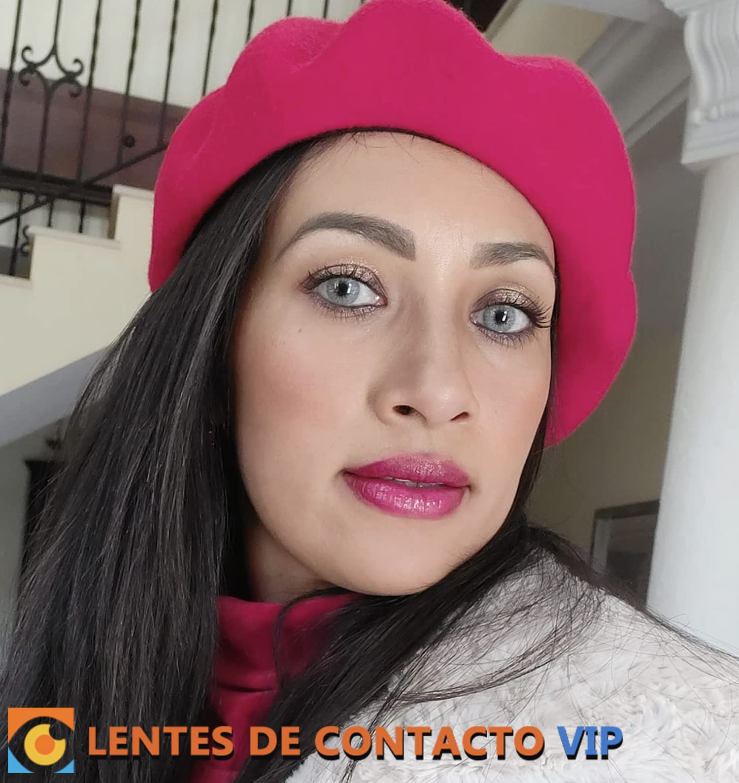 Lentillas de Contacto Color Gris Muy Claro Duración 1 Año + Kit de Accesorios Color Opal VIP (2 Piezas) Sin Aro de Definición
