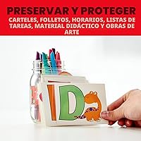 Vista 7 de Fundas térmicas de Scotch, de 5 mil, 8.9 x 11.4 pulgadas, Transparente