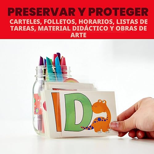 Miniatura 7 de Fundas térmicas de Scotch, de 5 mil, 8.9 x 11.4 pulgadas, Transparente