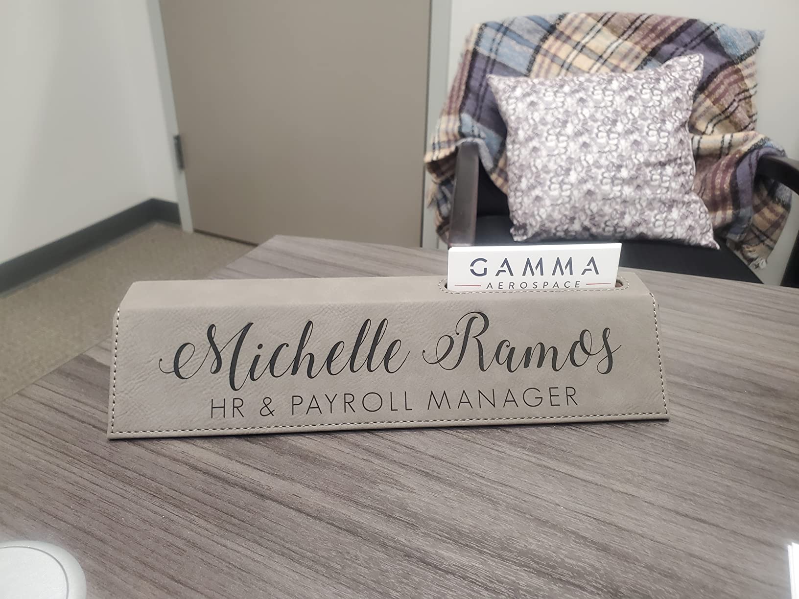 9/mo Finance Custom Engraved Desk Name Plate Personalized Desk