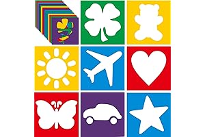 Chalk Stencils Arts and Crafts Washable Plastic Stencils