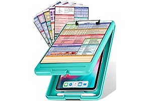 Nursing Clipboard with Storage by Tribe RN - Ultimate Nursing Clipboard Set