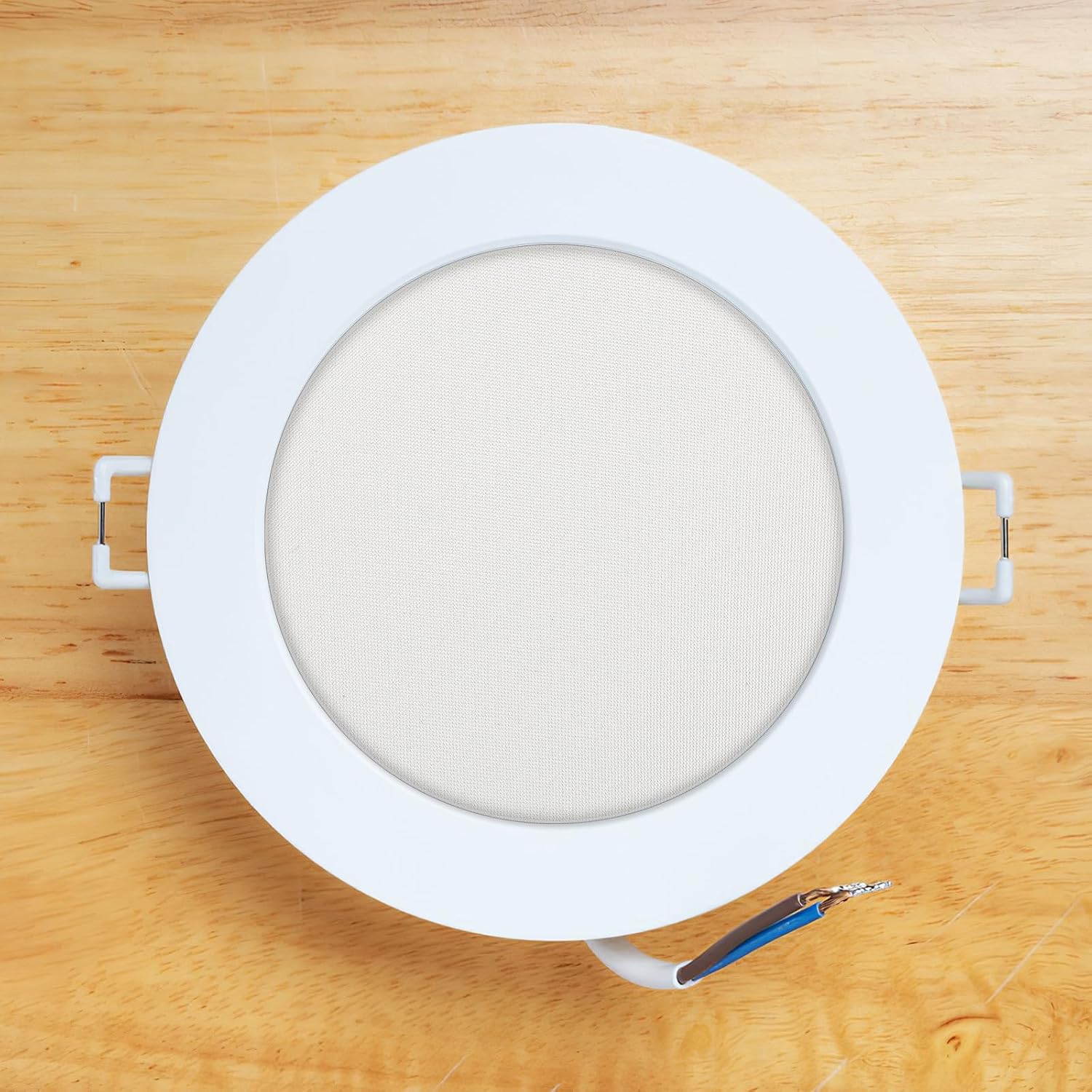2pcs 18cm Beige Plastic Light Diffuser Sheet for Pendant Ceiling Lamps