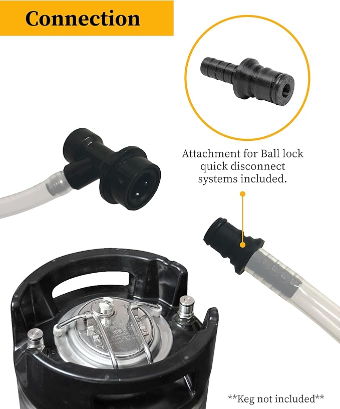 Kit de limpieza para líneas de cerveza Bar-King Quick-Connect miniatura 5