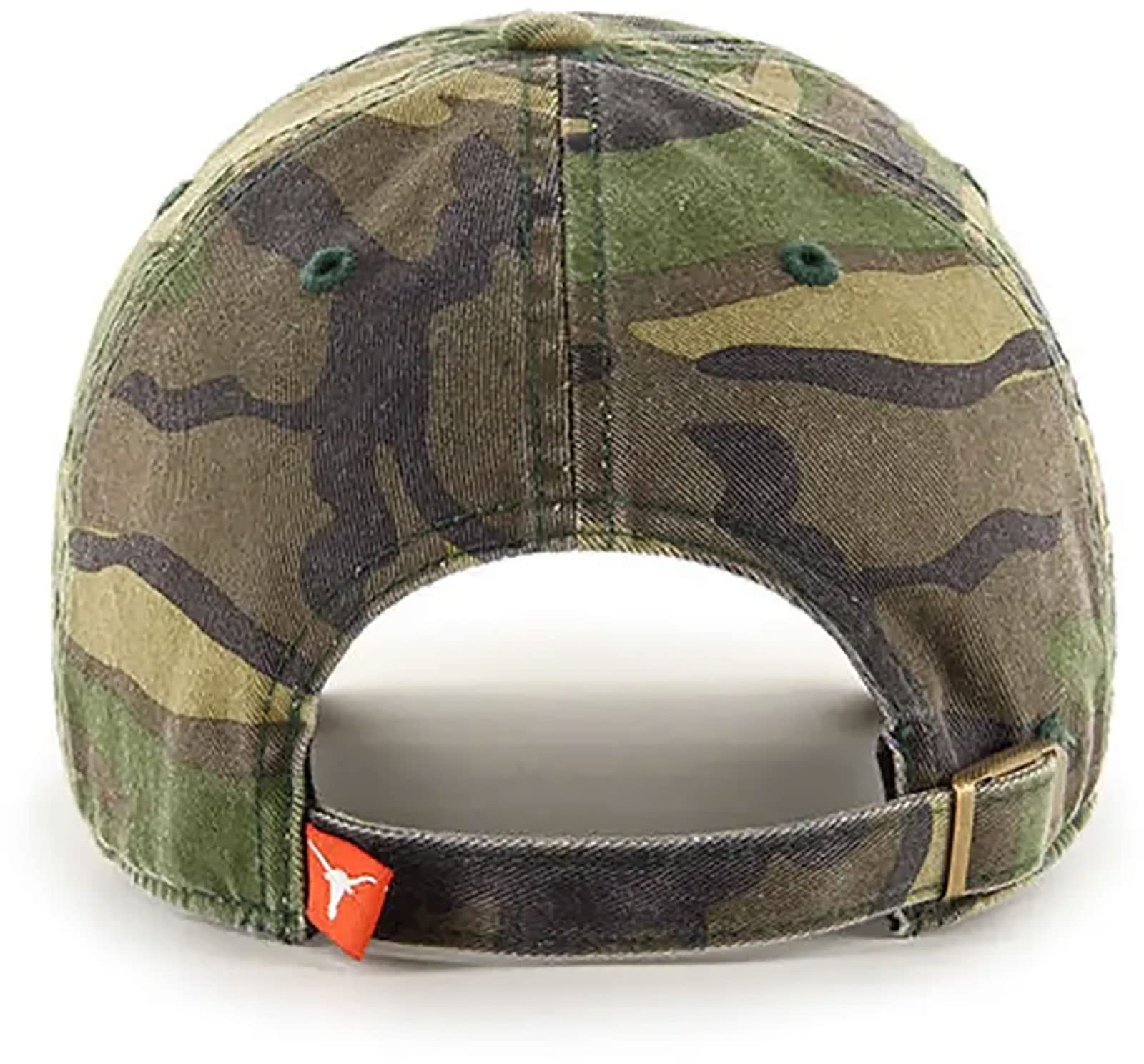 47 Texas Longhorns Hat (UT Longhorns) Mens Womens Clean Up Adjustable Cap, Camo, One Size