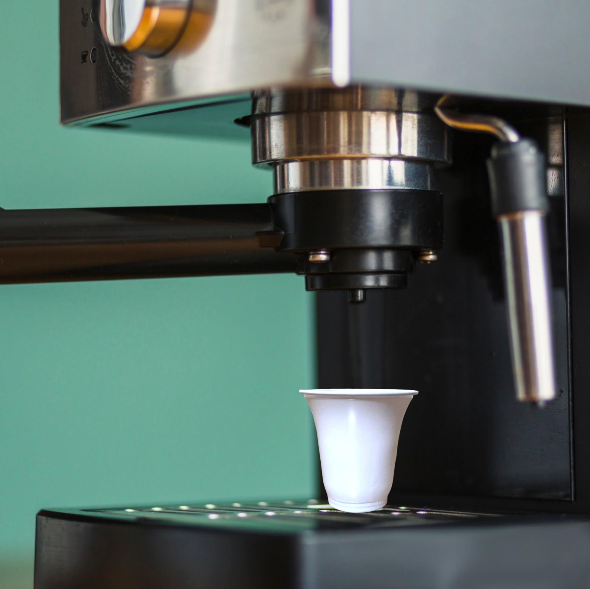 Hermes Shop - 1000 Bicchierini da Caffè Bianchi in Plastica Dura 80cc per Espresso - made in italy