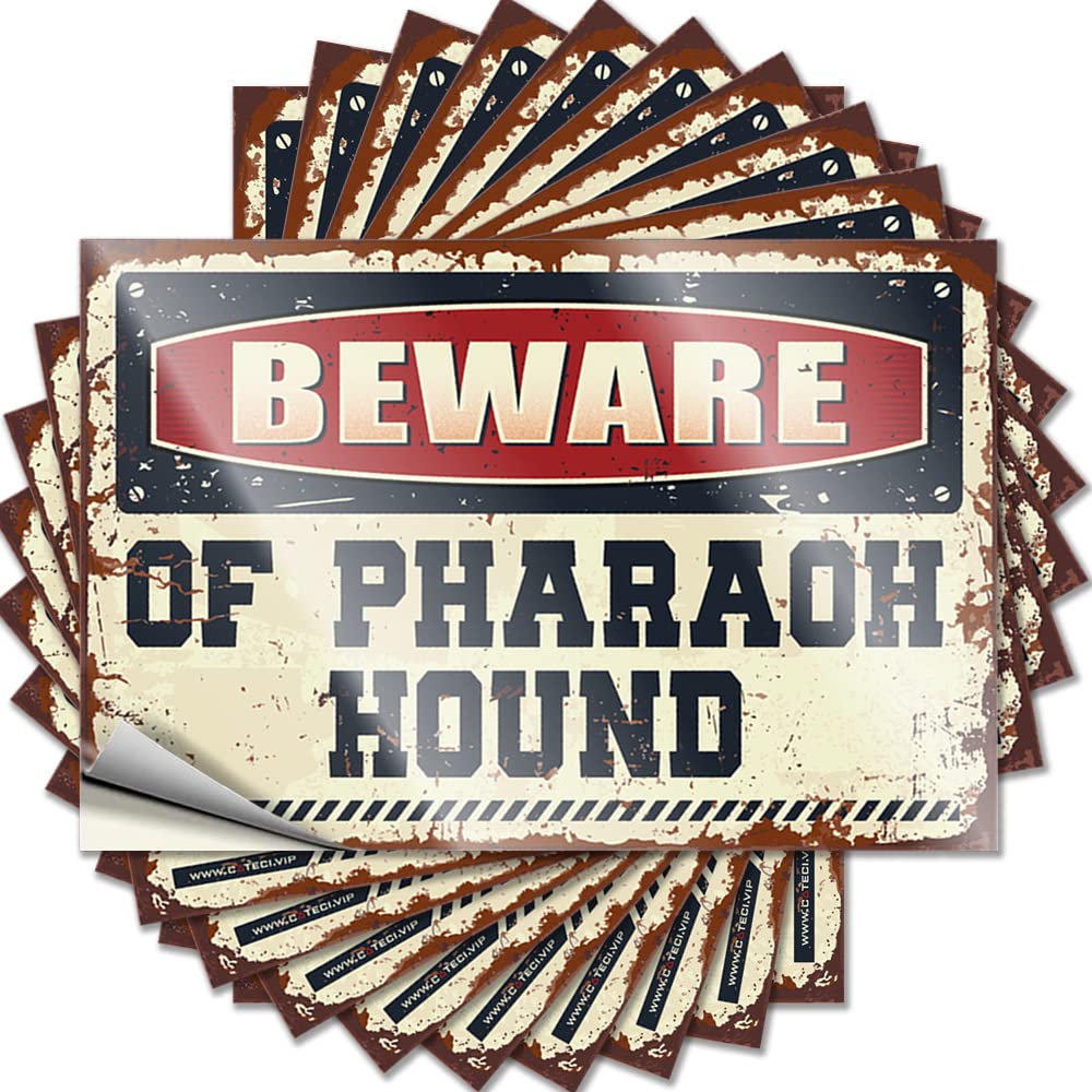 Beware of Pharaoh Hound Wall Happy - House Stuff Tattoo Self Adhesive Sticker(6X9CM)