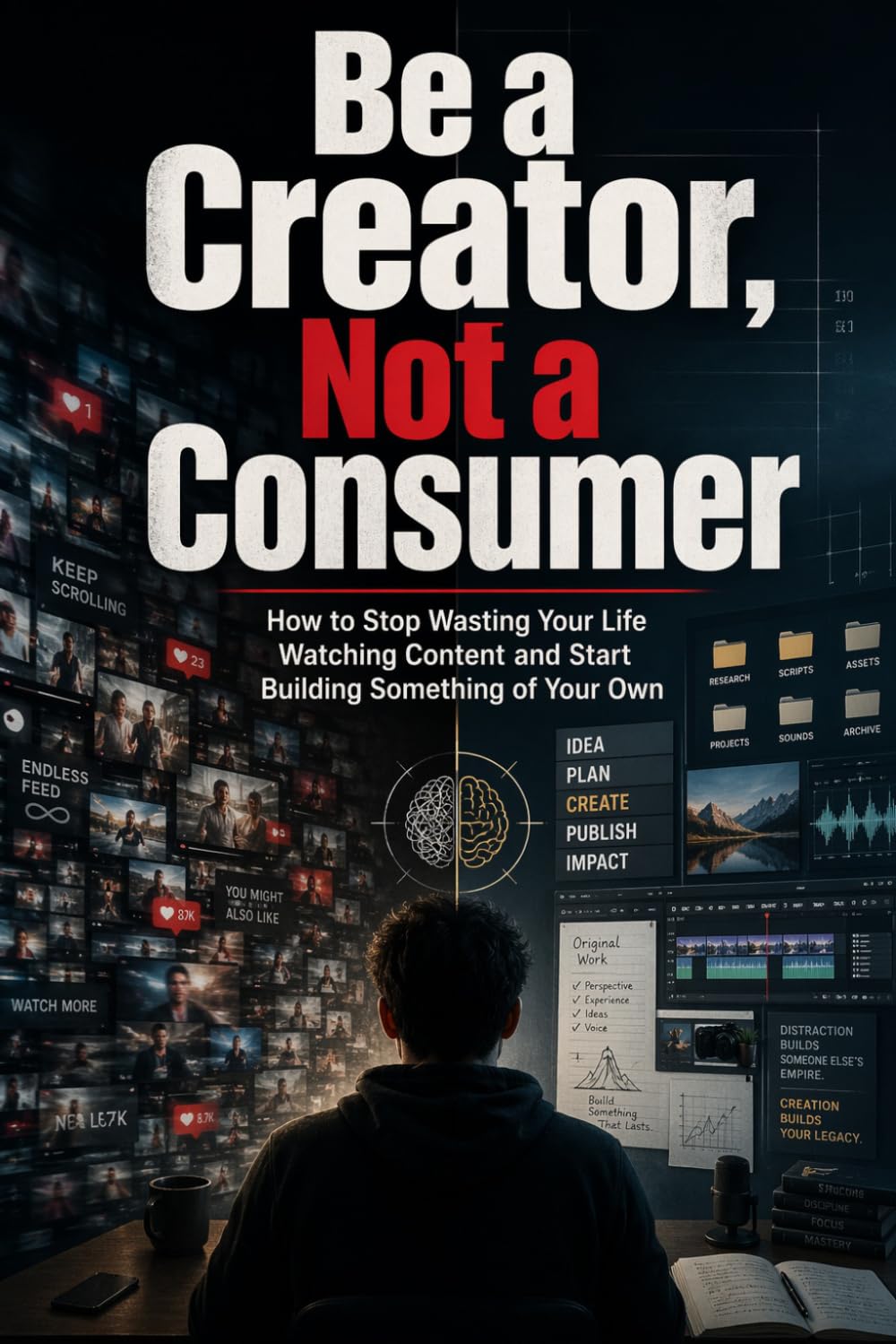 BE A CREATOR, NOT A CONSUMER: How to Stop Losing Your Life to Content and Start Building Something of Your Own