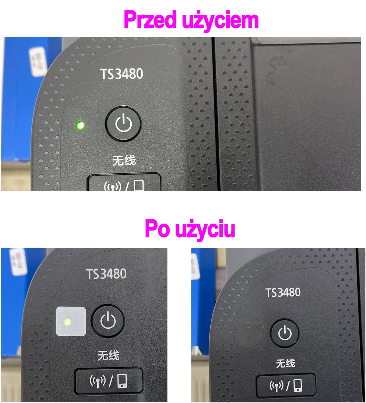 2PCS naklejki blokujące światło, naklejki ściemniające światło led, Ściemnianie światła 80% ~ 100% Blackout Stickers dla elektroniki, TV, Routers, zegary z 1PCS pęsety (biały i czarny)