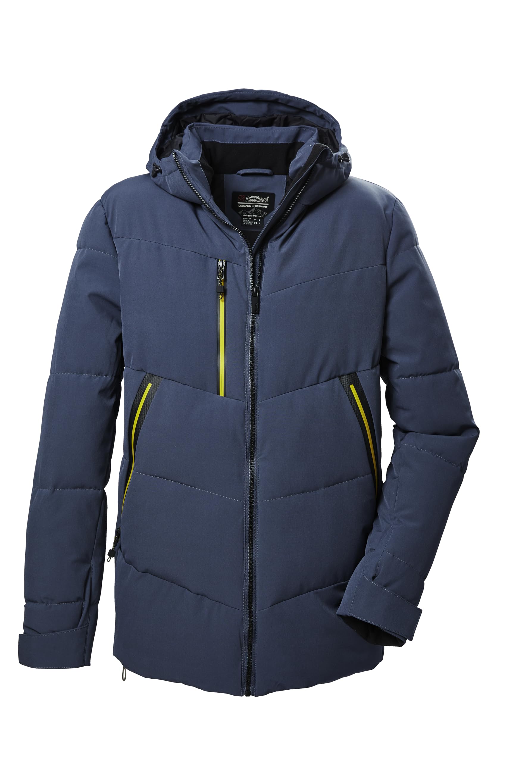 Killtec Herren Kow 1 Mn Qltd Jckt Steppjacke/Funktionsjacke in Daunenoptik mit Kapuze