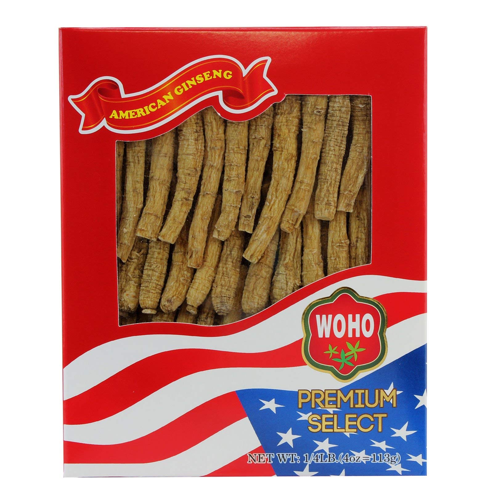 WOHO American Ginseng #105.4 Long Small 4oz Box