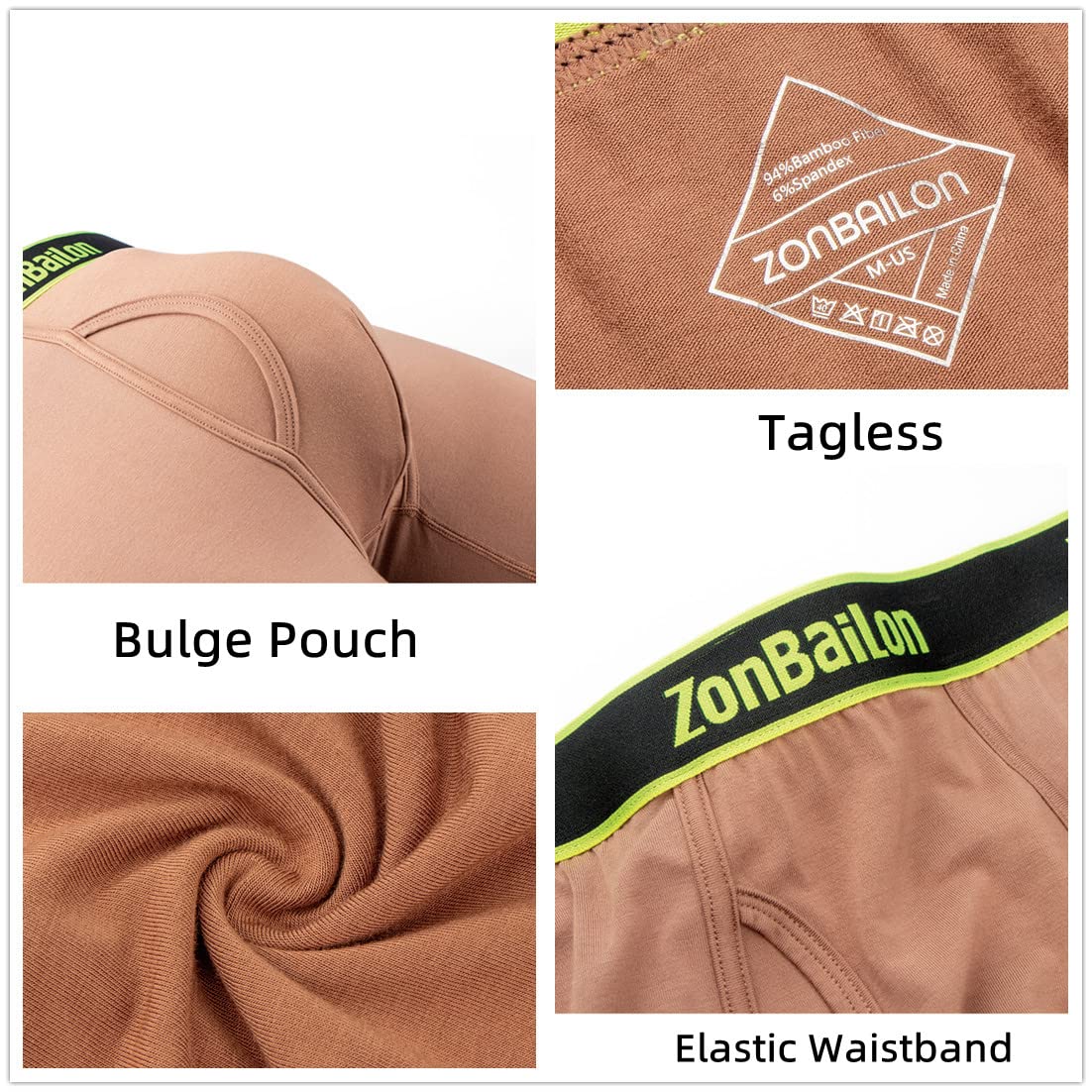 Calzoncillos tipo bóxer para hombre, suaves, transpirables, cómodos, con piernas largas