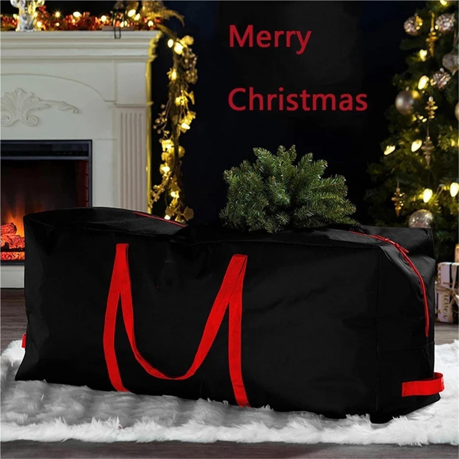 Borsa pieghevole for la conservazione della ghirlanda dell'albero di Natale
