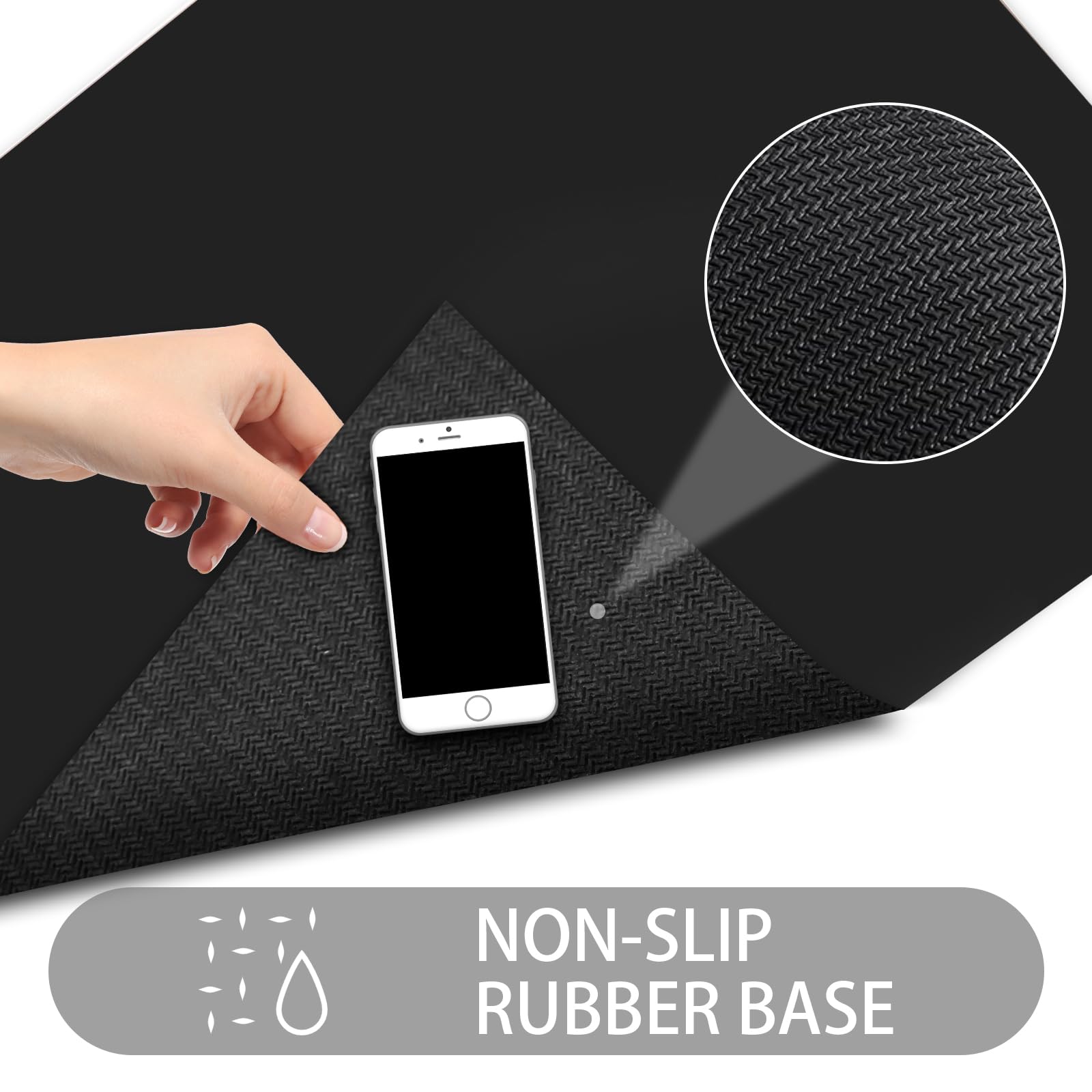 Tapete ultrafino para entrada interior, 1/10 pulgadas, tapete de entrada interior, tapete de entrada con respaldo de goma antideslizante, tapete absorbente y lavable para baño, 30 x 17