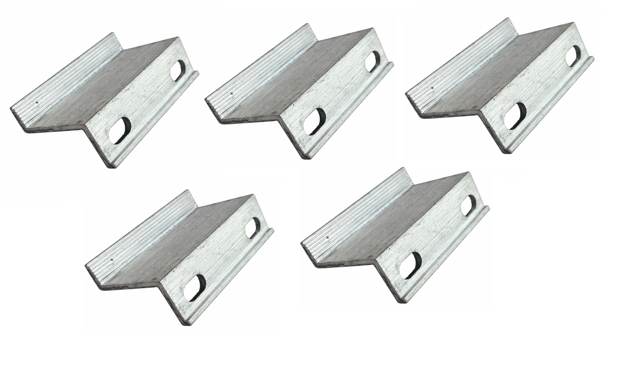 MOREL 5 PCS Solar Panel MOUNTING Double Hole END CLAMP 35 MM Aluminium PV MOUNTING Z CLAMP for Solar Panel Installation.-image-43